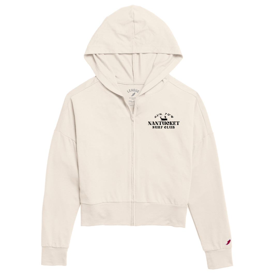 Cream Midi Surf Club Zip