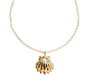 Golden Sunrise Small Shell necklace