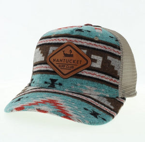 Aztec Trucker Roadie w/Diamond NANTUCKET